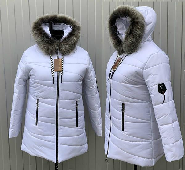 Жіноча яскрава зимова куртка пуховик.  40-56р Київ - фото 6