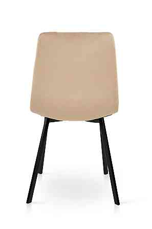 Стілець Ментос чорний/ велюр бежевий Київ