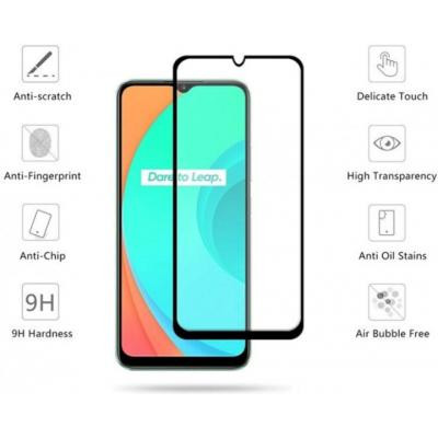 Скло захисне Drobak Realme C11 Full Cover Full Glue (Black) (222223) (222223) Вінниця - фото 2