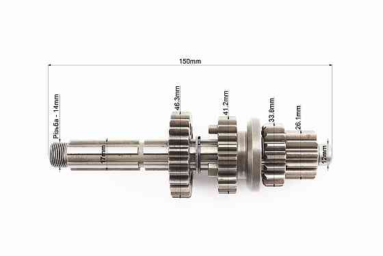 Коробка передач (два вали з шестернями), первинний вал 150мм Active Київ