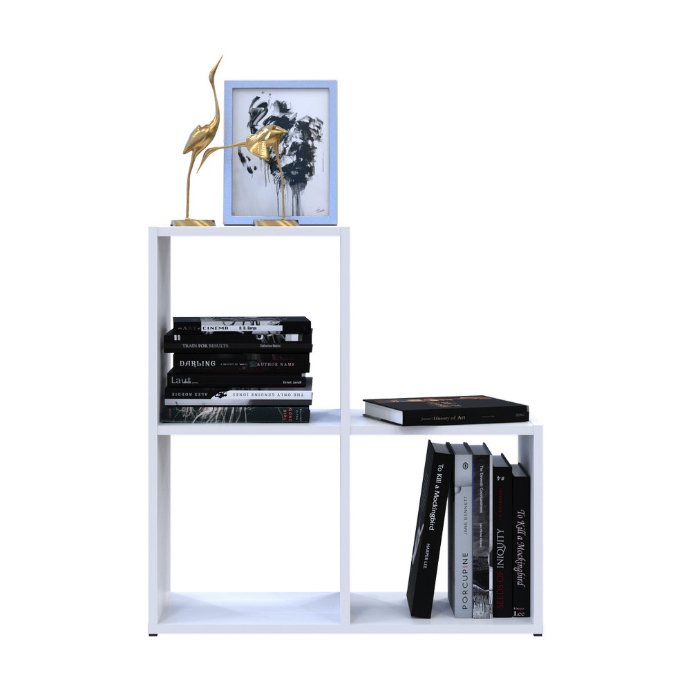 Стелаж Doros Степ 2х2 Білий відкритий 69х28.8х71.4 DRS-011760 (41516156) Львів - фото 3