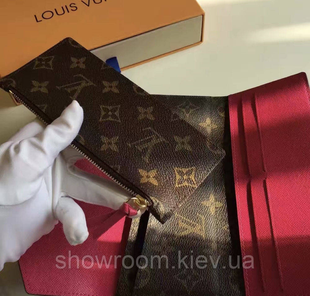 Женский вместительный кошелек LV (60708) Lux Киев - изображение 4