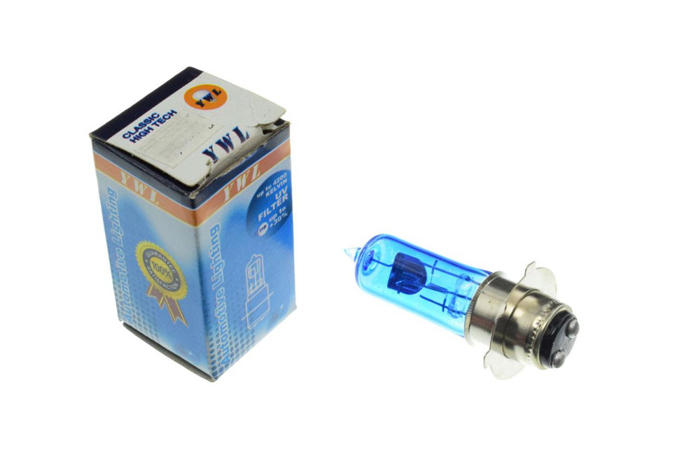 Лампа P15D-25-3 (3 вуса) 12V 50W/50W (супер біла) Мукачево - фото 1