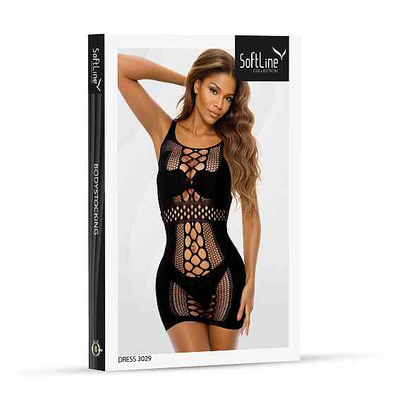Жіноча сукня SoftLine 3029 Black Sex Aura Київ