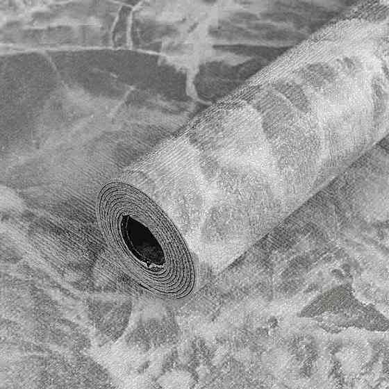 Самоклеющиеся обои 2800х450х1,5мм Чёрный мрамор SW-00000730 Днепр