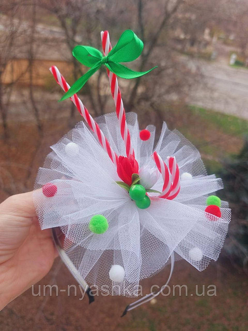 Обруч Конфетки Конфетка красно-белая Кривой Рог - изображение 4