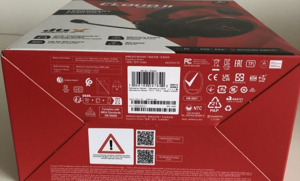 Бездротова ігрова гарнітура Навушники HyperX Cloud II Харків - фото 2