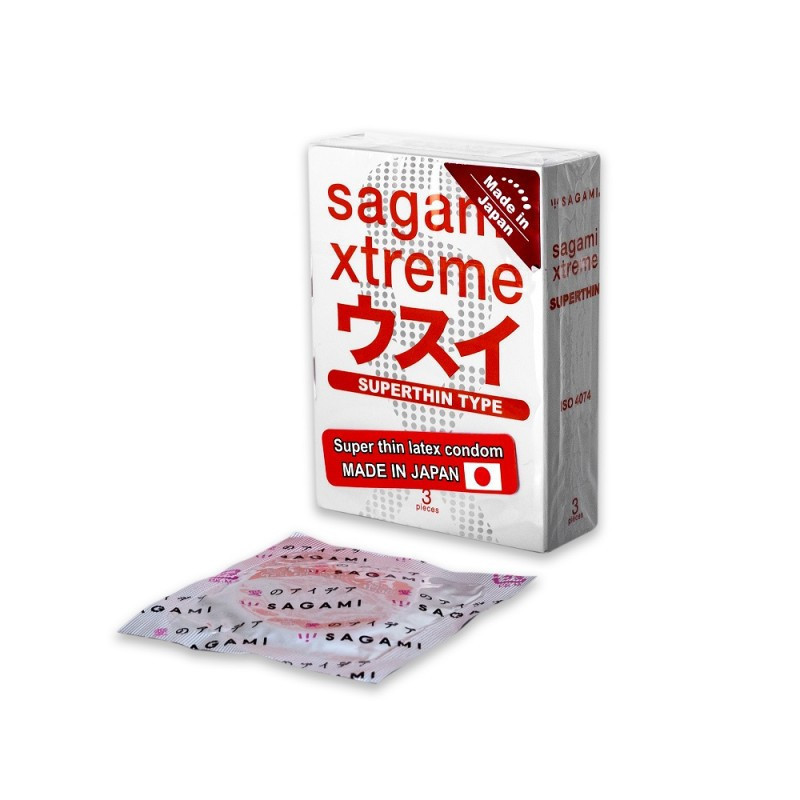 Презервативы ультратонкие SAGAMI XTREME SUPERTHIN (упаковка 3 шт) Sex Aura Киев - изображение 1