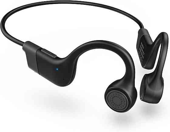 Навушники Hanmer Bone Conduction Bluetooth 5.3, бездротові спортивні навушники відкритого типу, кісткова провідність, IP55, чорні Київ