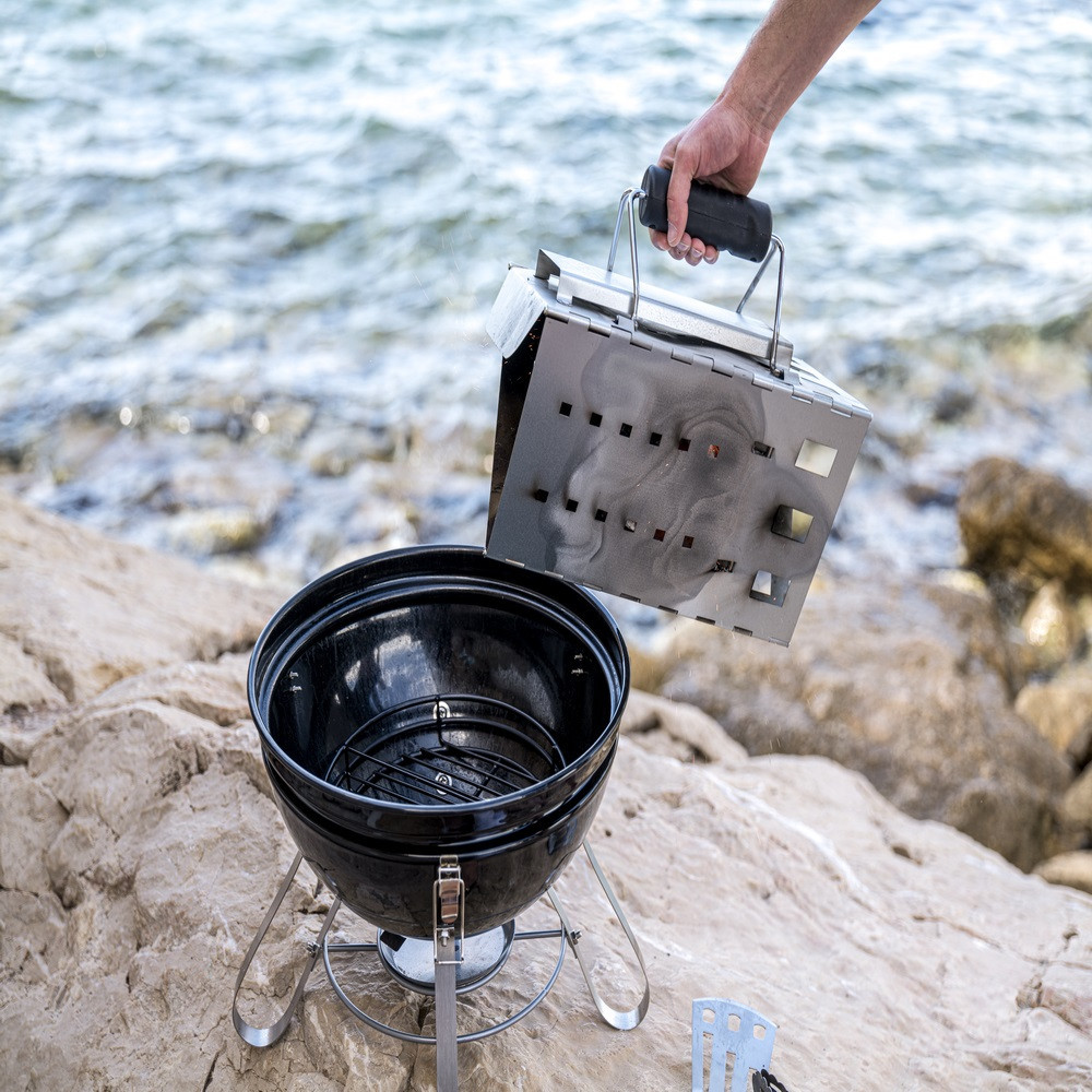 Вугільний портативний гриль 37 см Napoleon Premium Kettle NK14K-LEG-3 Код: 012114 Рівне - фото 8