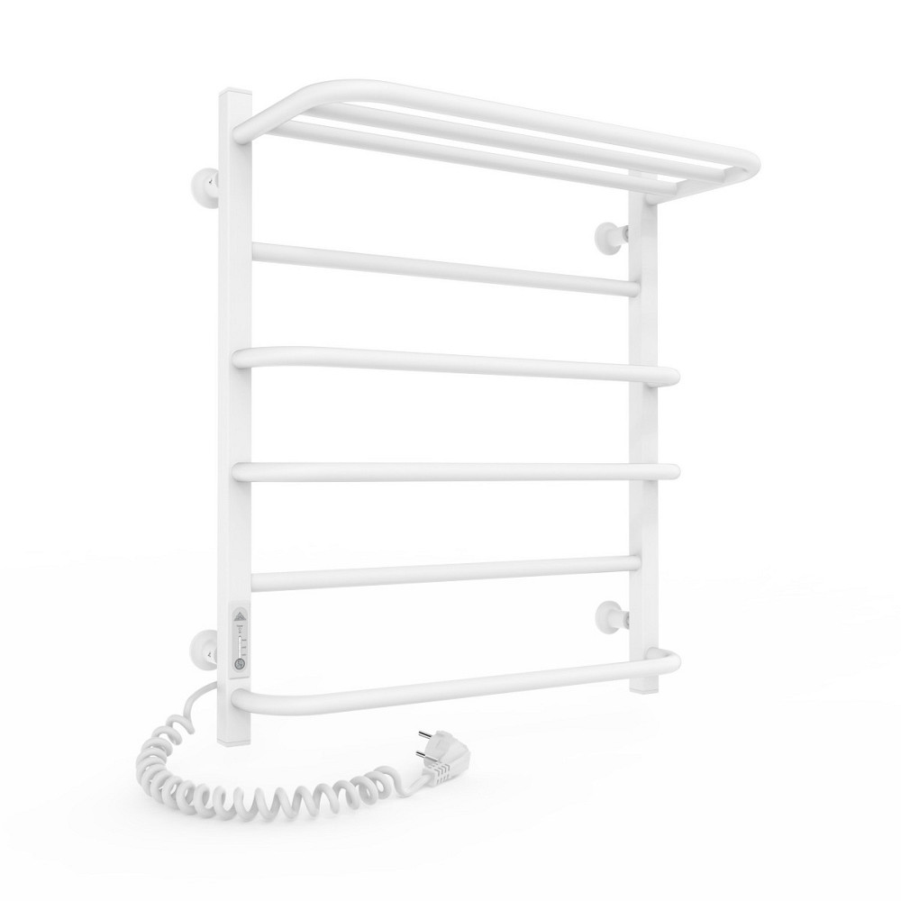 Електрична рушникосушка Laris Зебра Комфорт ЧФ6 500Х600 Е з полицею біла R3 Київ - фото 1