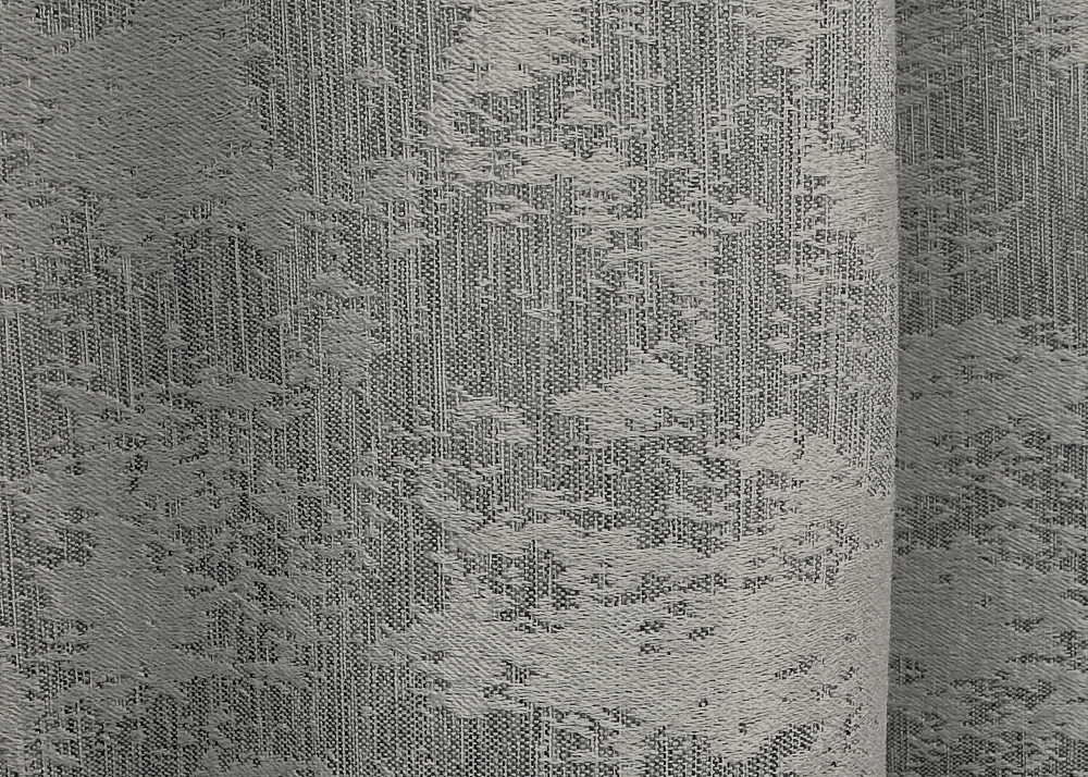 Комплект готових штор VR-Textil Жакард Sultan XO № 1125ш Сірий 150х270 см 2 шт (30-926) Київ - фото 8