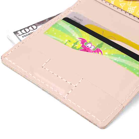 Оригінальне жіноче портмоне з монетницею GRANDE PELLE 11369 Бежевий Київ