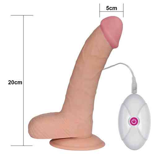 Реалистичный вибратор - The Ultra Soft Dude Vibrating 8.8