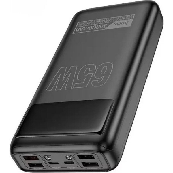 Універсальна мобільна батарея Hoco DB81 Apollo 65 W 30000 mAh Black (6942007637749) ( 18374 ) Харків - фото 3