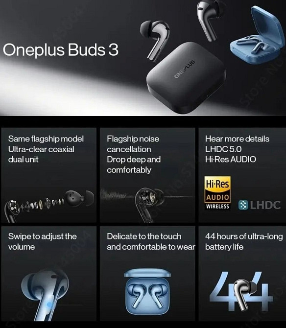 Наушники OnePlus Buds 3 Metallic Grey. Харків - фото 3