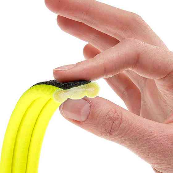 Дресировковий повідок з автоматичним карабіном для собак Ferplast Errgofluo GA (Ферпласт Ергофлуо Джі Їй) GA 25/200 - 25 мм x L 200 см, Жовтий Запоріжжя
