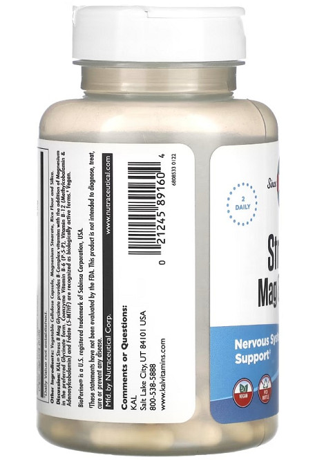 Стрес В-комплекс с магнием глицинатом (Stress B Mag Glycinate) 60 капсул Київ - фото 4