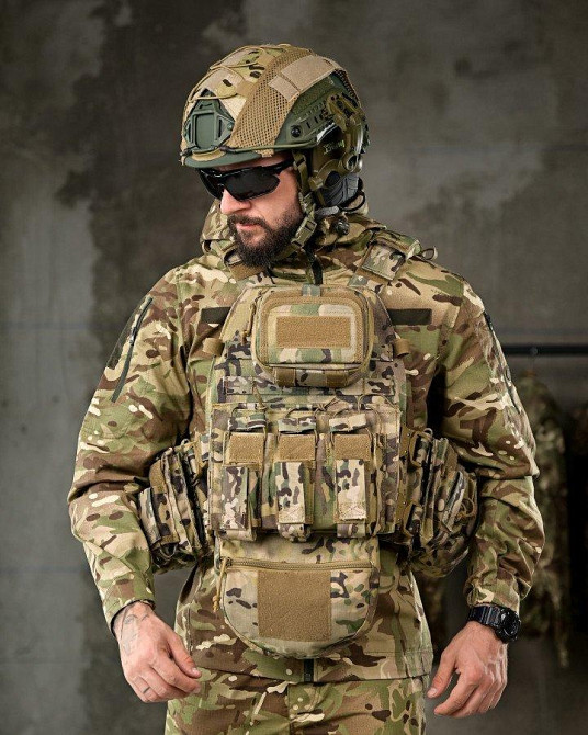 Люксовая плитоноска yakeda COBRA мультикам  с рюкзаком и аптечкой РП7355 Одесса - изображение 1