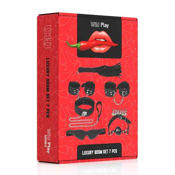 Набір БДСМ - Erospace Wild Play Luxury BDSM Set 7 pcs C10 Sex Aura Київ