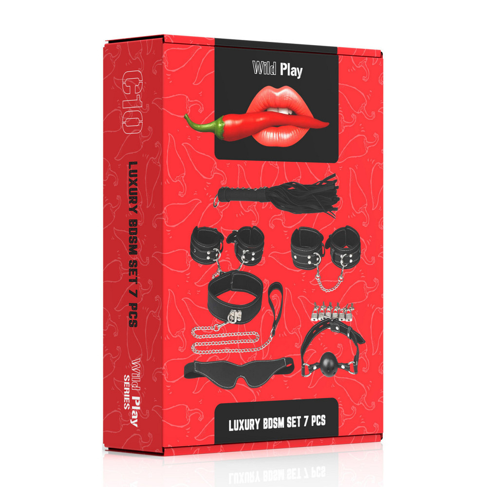 Набір БДСМ - Erospace Wild Play Luxury BDSM Set 7 pcs C10 Sex Aura Київ - фото 1