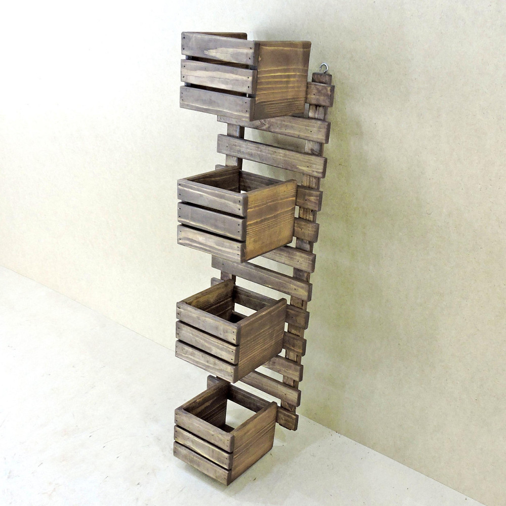 Полиця настінна для квітів "Форталеза" капучино Миколаїв - фото 3