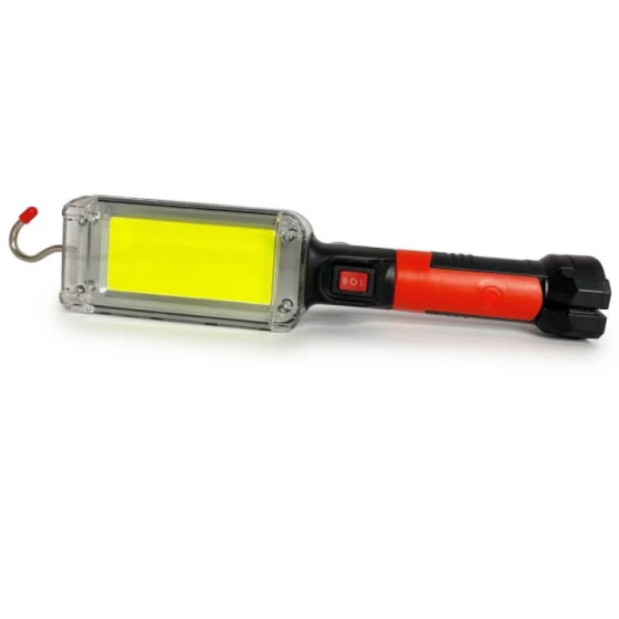 Акумуляторний ліхтар BL-8859B COB 2x18650: потужне переносне СТО-освітлення 700 лм із магнітом, гачком та USB Одеса