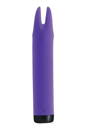 Вібратор S Pleasures Bullets Amethyst, фіолетовий, з двома відростками, 10 режимів, діаметр 3,1 см Львів