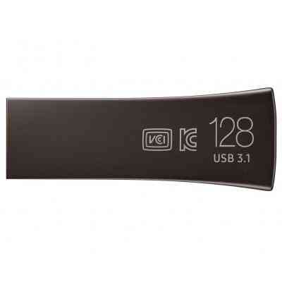 USB флеш накопичувач Samsung 128GB Bar Plus Black USB 3.1 (MUF-128BE4/APC) Вінниця
