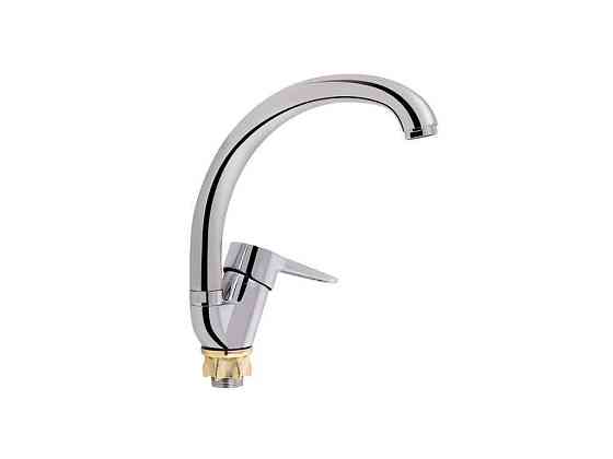 Смеситель на мойку хром для кухни Nicole 008F, Chrome (k35) LDNIC008FCRM21877 ТМ Lidz Киев