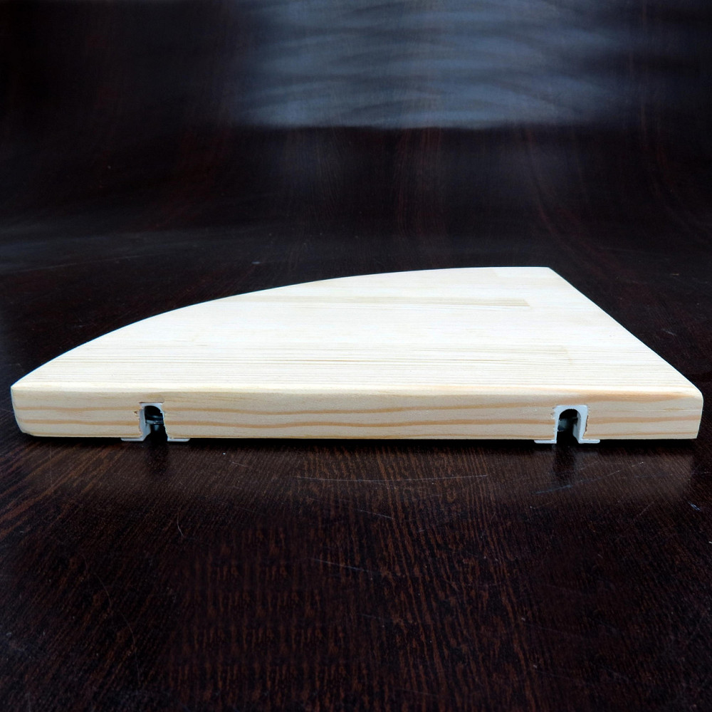 Угловая настенная полка 