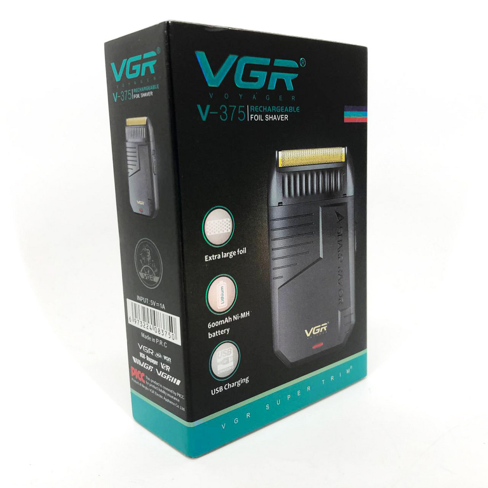 Профессиональная элетробритва VGR, Электробритва мужская беспроводная, Электробритва-шейвер мужской WC-44 Львов - изображение 2