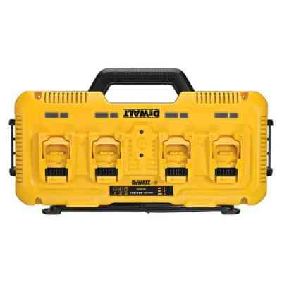 Зарядное устройство для аккумуляторов инструмента DeWALT 4-х портовое, ток зарядки 8А (DCB104) Винница