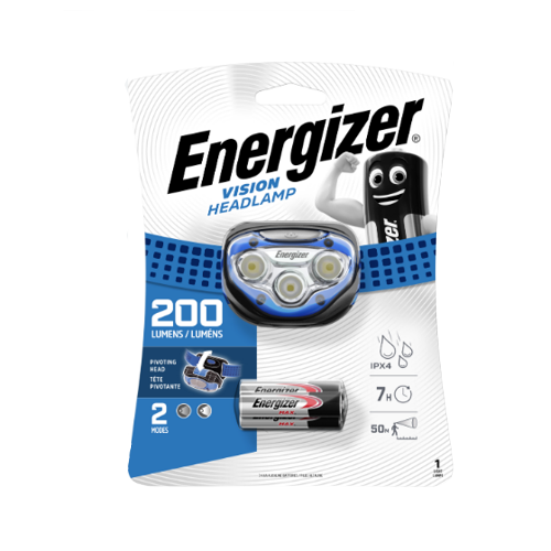 LED-ліхтарик налобний 45 Lm 3*AAA Headlight Vision Energizer Житомир