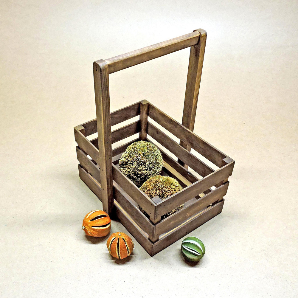 Подарунковий кошик "Шеллі 18х30" капучино Миколаїв - фото 4