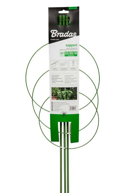 Опора для растений кольцевая h75 ⌀22-28см Bradas, Польша Киев - изображение 2