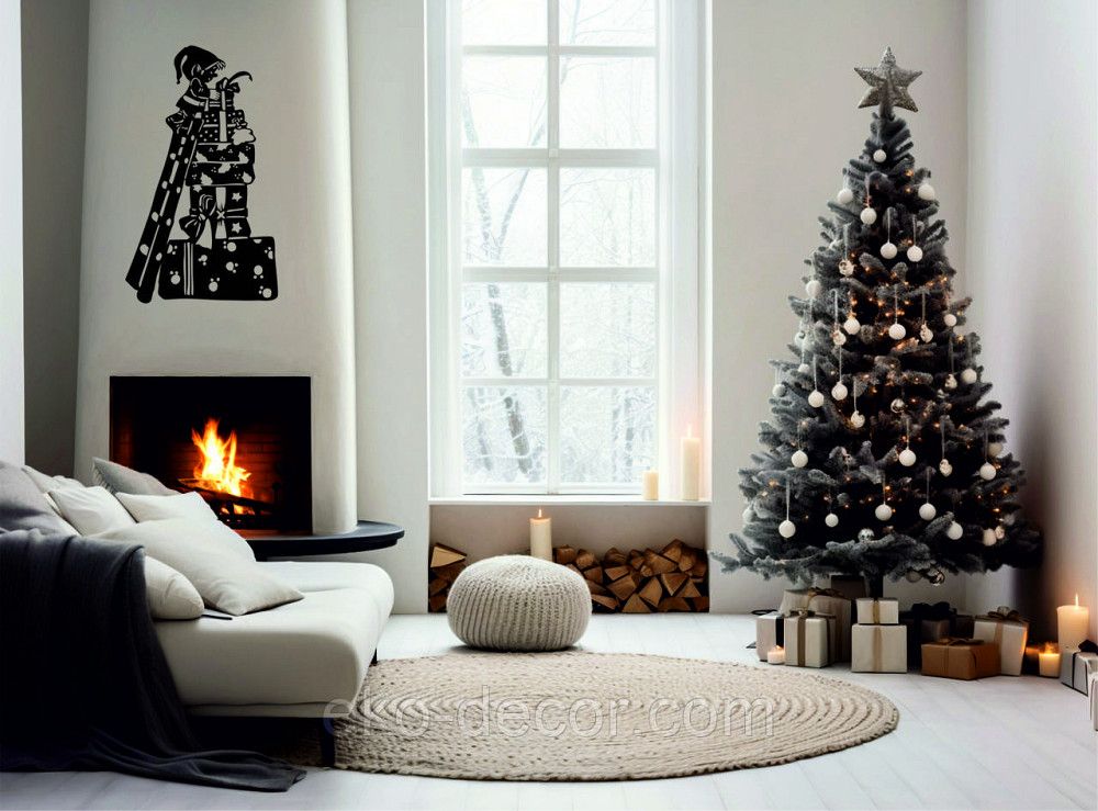 Декоративное настенное Панно «Ельф», Декор на стену 70*41 см, Чёрный Киев - изображение 4