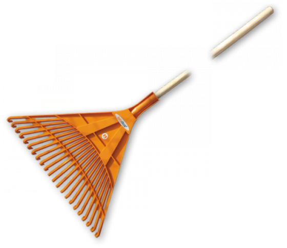 Грабли веерные 22 зубца с деревянной рукояткой, KT-CX22B Киев