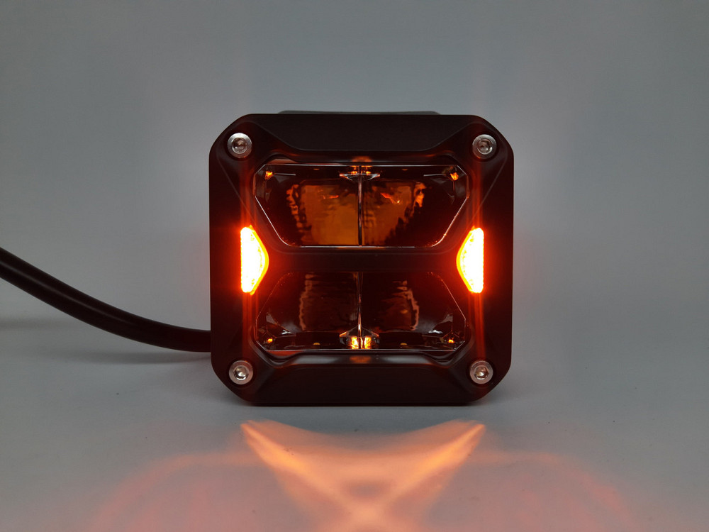 Світлодіодна фара StarLight SL-W0320S квадратна, дальнє світло WHITE + DRL 20W 1800Lm 5700K 12/24V Харків - фото 8