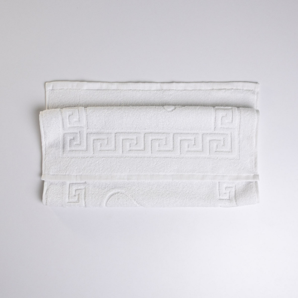 Махровий рушник для ніг GM Textile 50х70см 700г/м2 (Білий) Суми - фото 9