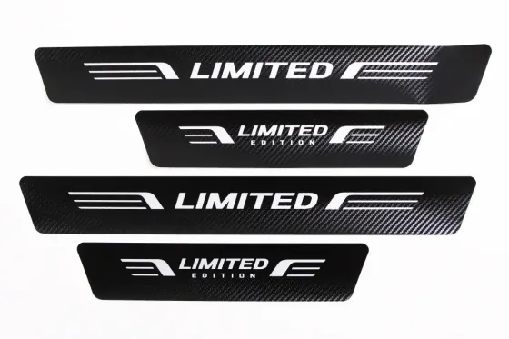 Наклейка на пороги Limited Edition черный карбон Автограф (4 шт.) Винница