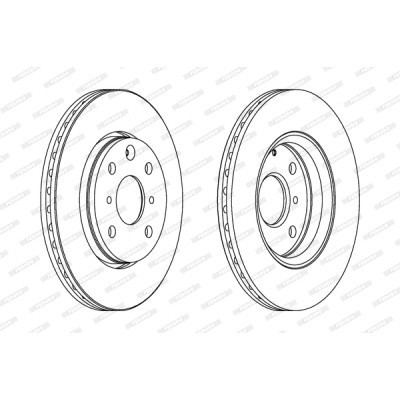 Тормозной диск FERODO DDF1527 Винница - изображение 1
