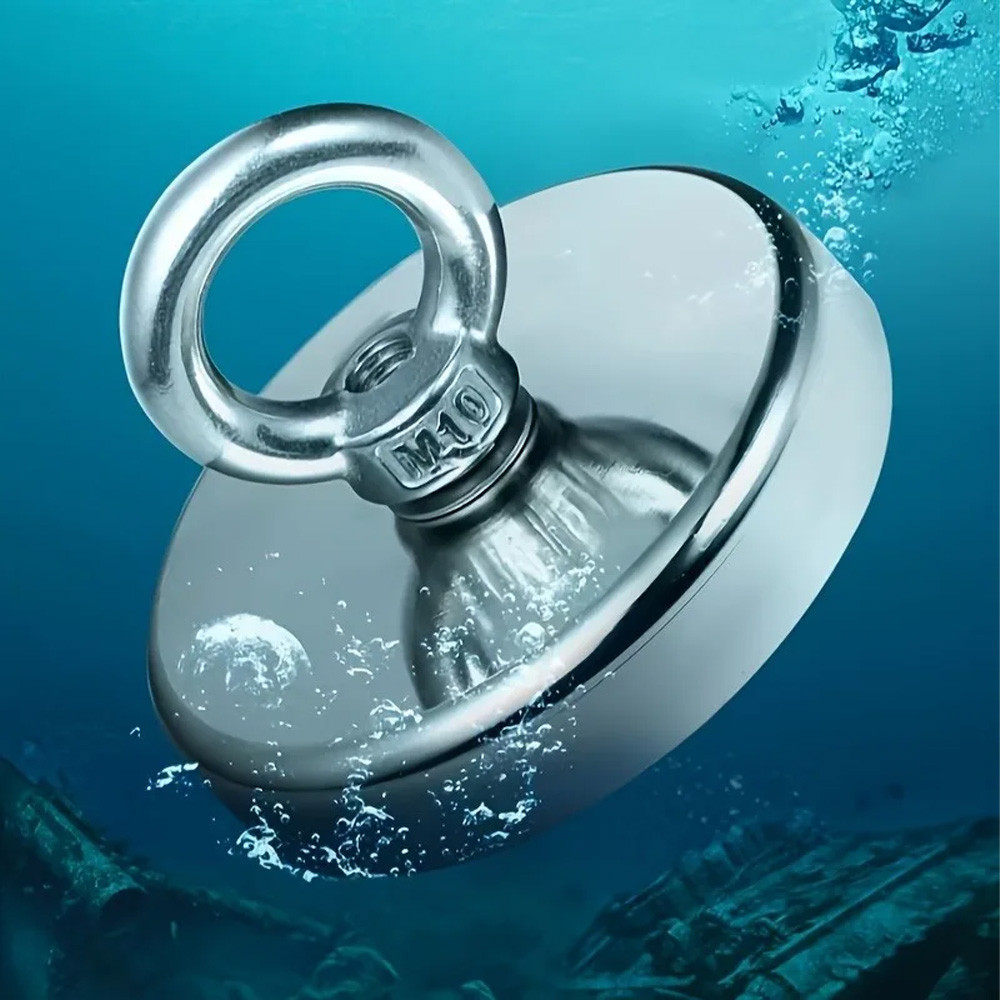 Неодимовий магніт 120мм - 450кг у корпусі із зовнішнім кільцем / Пошуковий магніт / Магніт для пошуку металу SBR Київ - фото 8