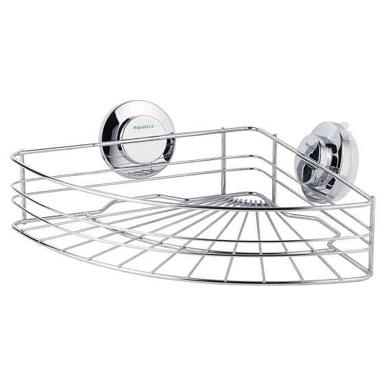 AQUATICA Корзина на вакуумных присосках угловая s38 294×210×90мм AQUATICA (9783831) Киев