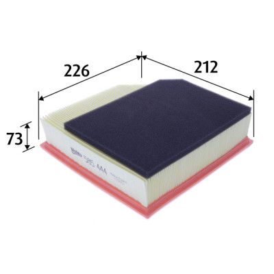 Повітряний фільтр для автомобіля Valeo 585444 Вінниця - фото 1