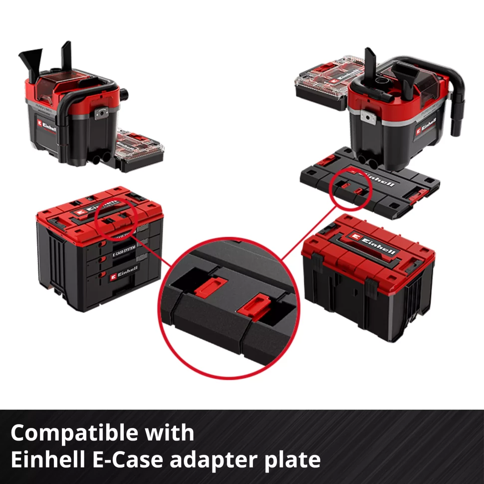 Професійний акумуляторний пилосос Einhell Professional TP-VC 18/10 Li BL L-Solo : без АКБ, 10л (2347155) Київ - фото 7