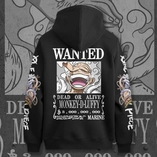 Худи для подростка мальчика с принтом Ван Піс Луффі Гір 5 Размер 140 Anime11229 Днепр - изображение 1