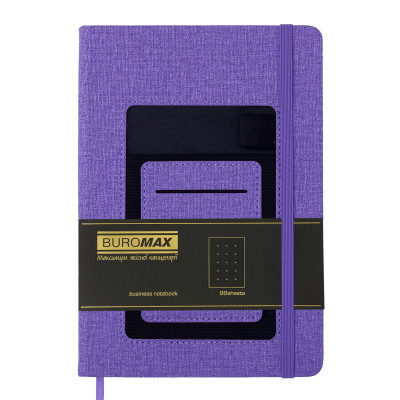 Книга записная Buromax COMFORT А5 96 листов точка, фиолетовый (BM.295309-07) Винница - изображение 2