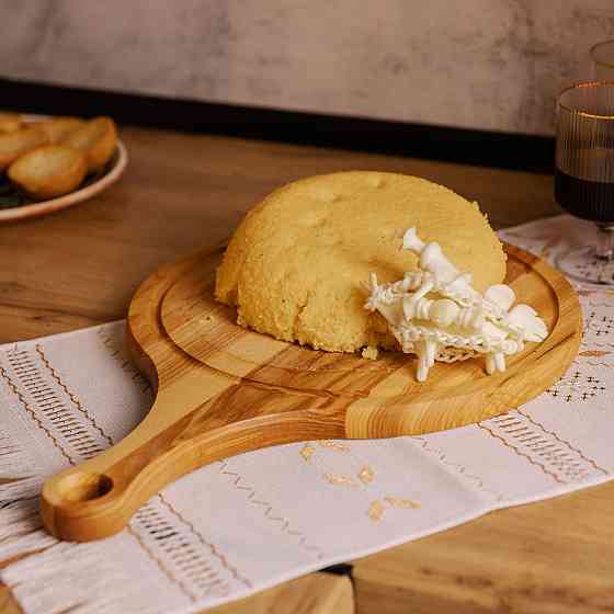 Обробна дерев'яна дошка з круглою основою 30 см ясен C19W300450 Коломия