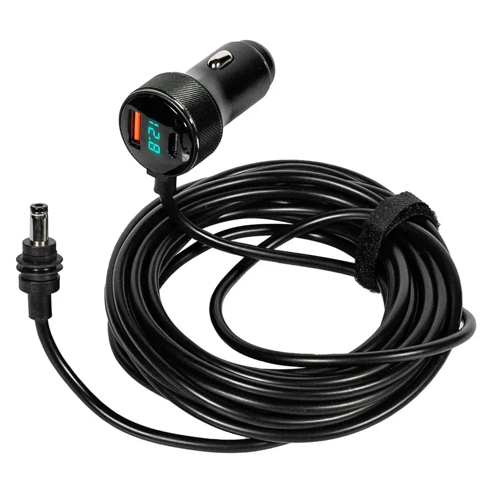 Кабель живлення для Starlink Mini E-NET автомобільний прикурювач/DC з USB Type-C та LED 5м (73-00658) Киев - изображение 7